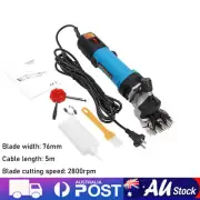 380W Electric Sheep Shearing Clippers Farm Livestock Wool Carding