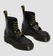 Rare UK 8 US 9- 1460 BEX TECH MADE IN ENGLAND Dr Martens Leather Lace Up Boots