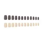 24pcs/set False Nail Kits No Stimulation Durable Persistent Effect Press-on Fake