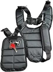 Double Shoulder Harness Strap Padded Belt for Brush Cutter Trimmer Lawn Mower Parts