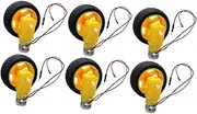Totority 3 Sets Motor Set 3-6v Gear Motor Plastic Material Dual Shafts for DIY Toys Robots