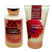 Bath & Body Works A Thousand Wishes Creamy Body Wash and Lotion
