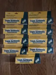 CareAll Triple Antibiotic Ointment 1.0 oz (9 Pack), First Aid Ointment for Mino