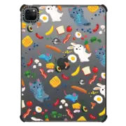 iPad Pro 11-inch (3rd/4th gen) iPad Impact Case Breakfast Foods with Animals