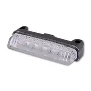SHIN YO Mini LED taillight, clear glass, E-approved, black