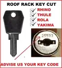Mercedes Benz Roof Rack Keys Cut To Code Number Replacement Key RHINO Thule