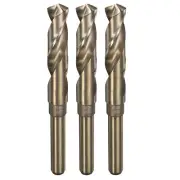 3pcs 43/64" Twist Drill Bits, M35 Cobalt High-Speed Steel Drill Bit for Metal