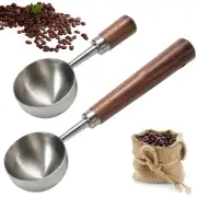 2 PCS Coffee Scoop Vintage Coffee Measuring Spoon Stainless Steel Coffee Spoon