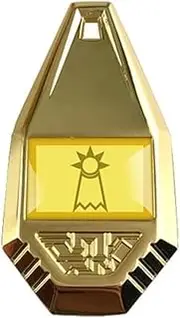 [Kivenda] Digital Monster Crest Necklace - Crest of Courage Friendship Hope Love Light Metal Pendant Cosplay Prop Collection Gift