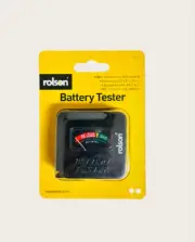 2X AA/AAA/C/D/9V/1.5V Universal Button Cell Battery Tester Checker Black