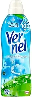 Vernel Fresh Morning Liquid Fabric Softener, long-lasting fresh feeling, 33 loads, 33.8 Fluid Ounce (Bottle of 2)