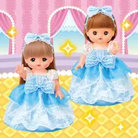 在飛比找蝦皮購物優惠-日本 小美樂娃娃配件 藍色小禮服 禮服 小美樂公主裝 小美樂