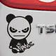 PANDA 熊貓車貼 可愛熊貓 車身貼 車尾貼 汽車貼紙 遮刮痕 玻璃貼 沂軒精品 A0190-2