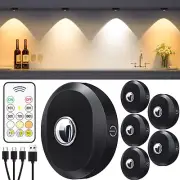 Luces LED Puck con Control Remoto Luces Recargables para Armario Luces de Toque