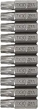 Wera 867/1 DIY Torx Bits 10-Pieces, TX 30 x 25 mm Size