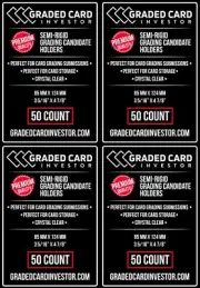 200 Grading Candidate Holders for submission to SGC, BGS, & PSA Collector