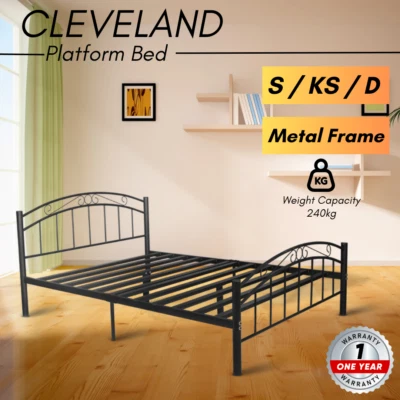 Bed Frame Single Double KingSingle Size Mattress Base Flat Packed Priceworth