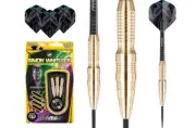 WINMAU SIMON WHITLOCK Steel Tip BRASS Dart Board DARTS - 24 gram Man Cave Gift