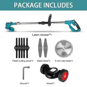 Handheld Electric Foldable Lawn Mower Compatible Makita 18v Battery Adjustable Electric Trimmer With Accessories Garden Pruning Tool-b Without Battery