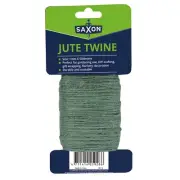 4x Saxon GREEN JUTE PLANT TIE 1mmx50m Use To Train & Secure Plants
