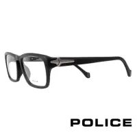 在飛比找momo購物網優惠-【POLICE】義大利經典設計款鏡腳光學眼鏡(霧面黑 POV