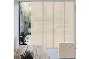 SUNSCREEN Panel Blinds 140cm~360cm(W)x230cm(D) Cream