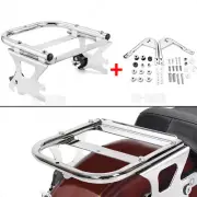 For 97-08 Harley Touring Two-Up Tour Pack Mount Luggage Rack + Docking Hardware
