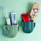 Self-adhesive Razor Pen Container Toothbrush Holder Storage Bucket Storage Rack