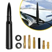 Bullet Style 0.5 Cal Black Antenna Mast Power for CHEVY SILVERADO 2006-2021 HTX