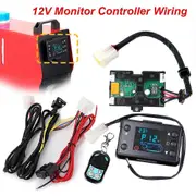 12V For 2KW 8KW Air Diesel Heater LCD Monitor Controller Board 30m Remote Control Air Diesel Parking Heater Car Heating Parts