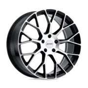 Petrol P2B 17x8 5x114.3 40mm Gloss Black with Machined Face Wheel