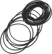 Levemolo Cassette Tape Recorder Belts 1mm Rubber Cassette Deck Belt Replacement for Tape Recorders 60pcs Set Home Repair Kit
