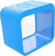 Sosoport Mini Fish Tank with Light Decorative Aquarium for Betta Small Fish Easy to Clean Maintain Sturdy Design for Office Home Compact