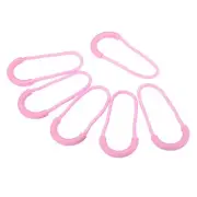 Zipper Pulls Extension Handle Cord, 20 Pack Plastic U-Shape Extender, Pink