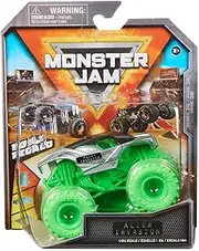 Monster Jam 2022 Spin Master 1:64 Diecast Truck with Bonus Accessory: Hyper Fueled Alien Invasion