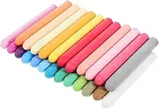 48pcs Set Washable Sidewalk Chalk Set Dustless Chalk for Outdoor Games Playroom Essentials Bright Bold Drawing Fun