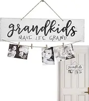 Picture Frames Collage Wall Decor | Floating Frame Suspend Picture Frames | Photo Wall Display Board for Memos, Notes In Bedroom, Living Room, Baby Room