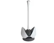 WC Toilet Plunger Hideaway Storage Caddy Holder Cleans Toughest Clogs Bathroom