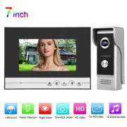 7in TFT Video Intercom Doorphone System Access Door Camera 110-240V EOM
