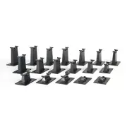 Bachmann 44595 HO / On30 E-Z Track Graduated Pier Set (18-Pieces)