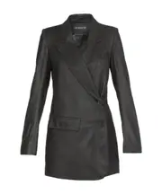 Ann Demeulemeester Oversized Leather Jacket IT40,IT38 Black