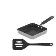 New Cuisinart Classic Premium Non Stick 14cm Square Mini Frying Pan