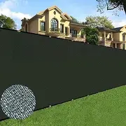 Sunnyglade 4 feet x 50 feet Privacy Screen Fence Heavy Duty Fencing Mesh Shade Net Cover for Wall Garden Yard Backyard (4 ft X 50 ft, Green)