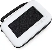 Vault Nano Protective Mini Travel Case for Knife, Watch, and Other Valuables, Perfect for EDC Travel Storage with Protective Exterior and Secure Zipper Closure (Polar White)