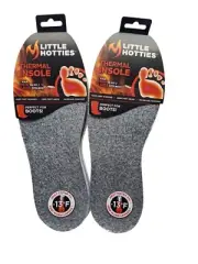 2 Pair Thermal Cushion Insoles Little Hotties Shoe/Boot Unisex Inserts Warm Feet