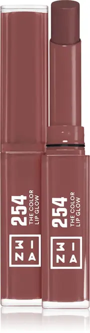 3INA The Color Glossy Moisturizing Lipstick Color 254 - Vintage Rose 1.6 g