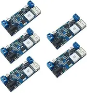 5Pcs DC 6V 9V 12V 24V to DC 5V 5A Buck Converter Module 9-36V Step Down to USB 5V Transformer Dual Output Voltage Regulator Board