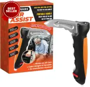 5-in-1 Car Assist Handle, Portable Support with Window Breaker, Seatbelt Cutter,