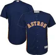 OuterStuff Houston Astros MLB Kids Youth 4-20 Navy Alternate Team Jersey