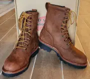 Red Wing 4417 Logger Steel Toe Waterproof Boots Mens 10 EE 400g Thinsulate